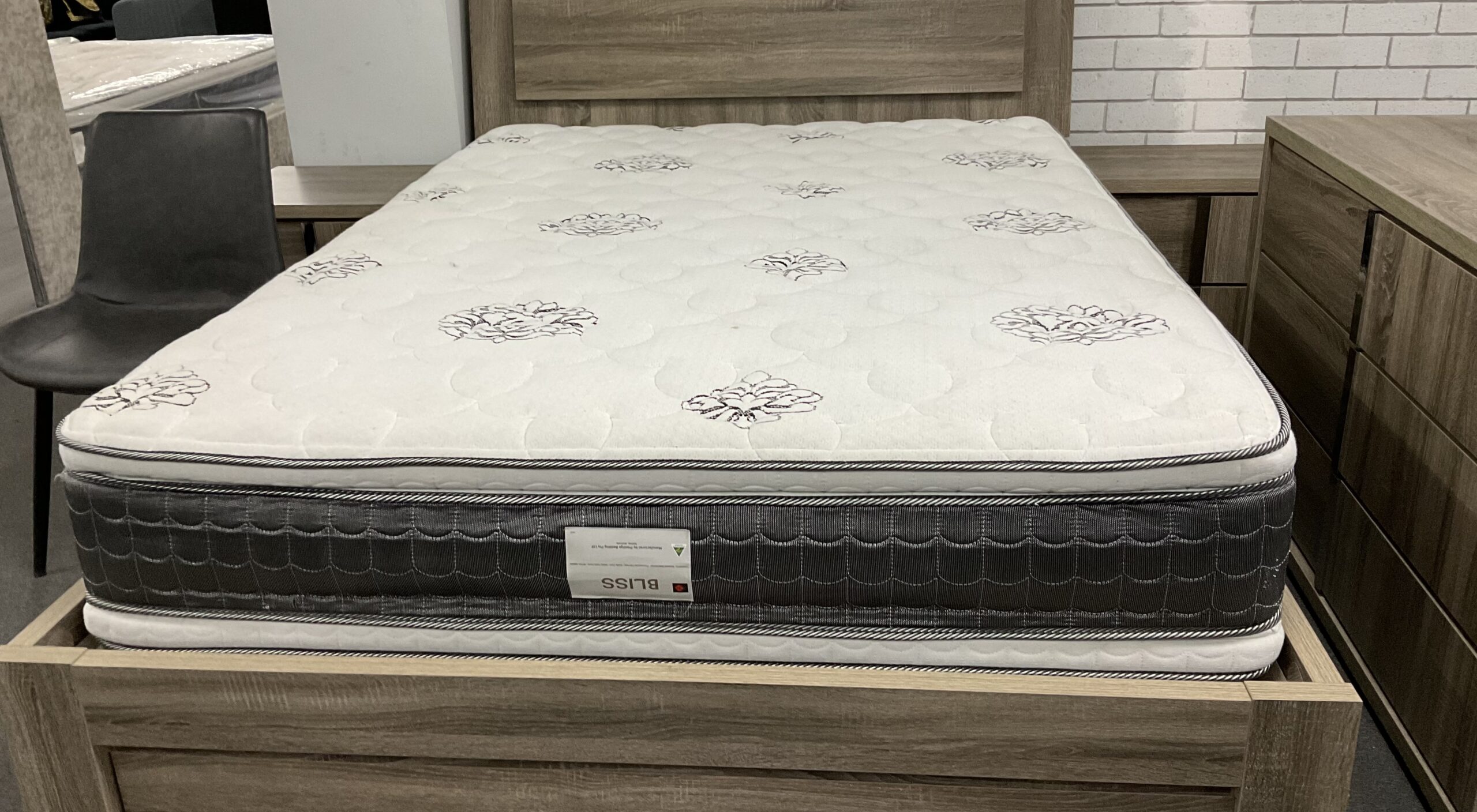 King Size bliss firm double sided pillow top mattress 10yr One Stop